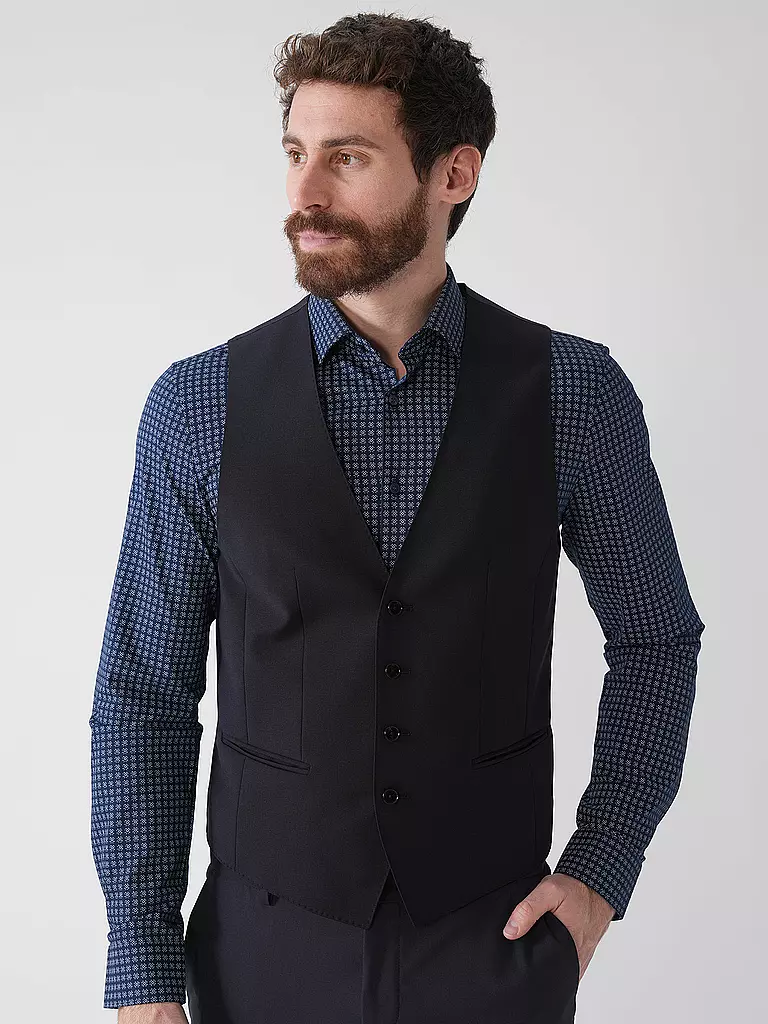 BOSS | Gilet da abito H-HUGE | Blu scuro