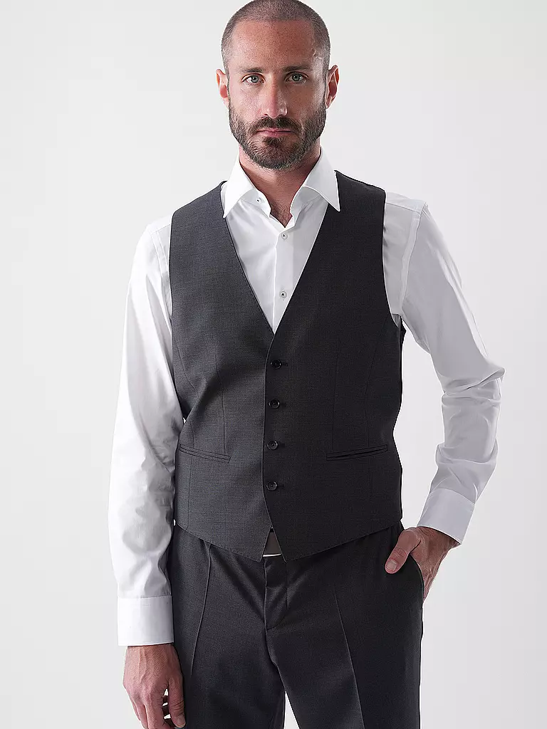 BOSS | Gilet da abito H-HUGE | Grigio