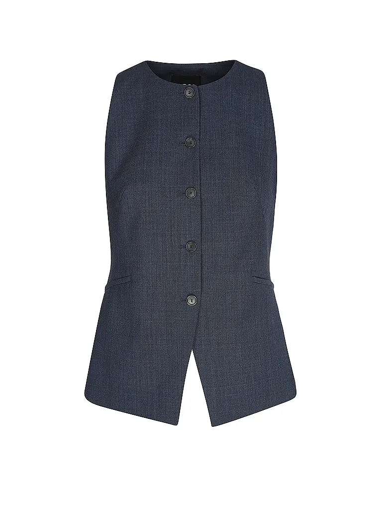 BOSS | Gilet JULERAN
Marca: BOSS
Colore: blu scuro
Categorie: Moda,Donna

Lunghezza manica: senza maniche
Materiale: Lana vergine
Motivo: Tinta unita
Vestibilità (capispalla): Slim
Stile: Smart Business
Dettagli: Tasche a filetto | Blu scuro