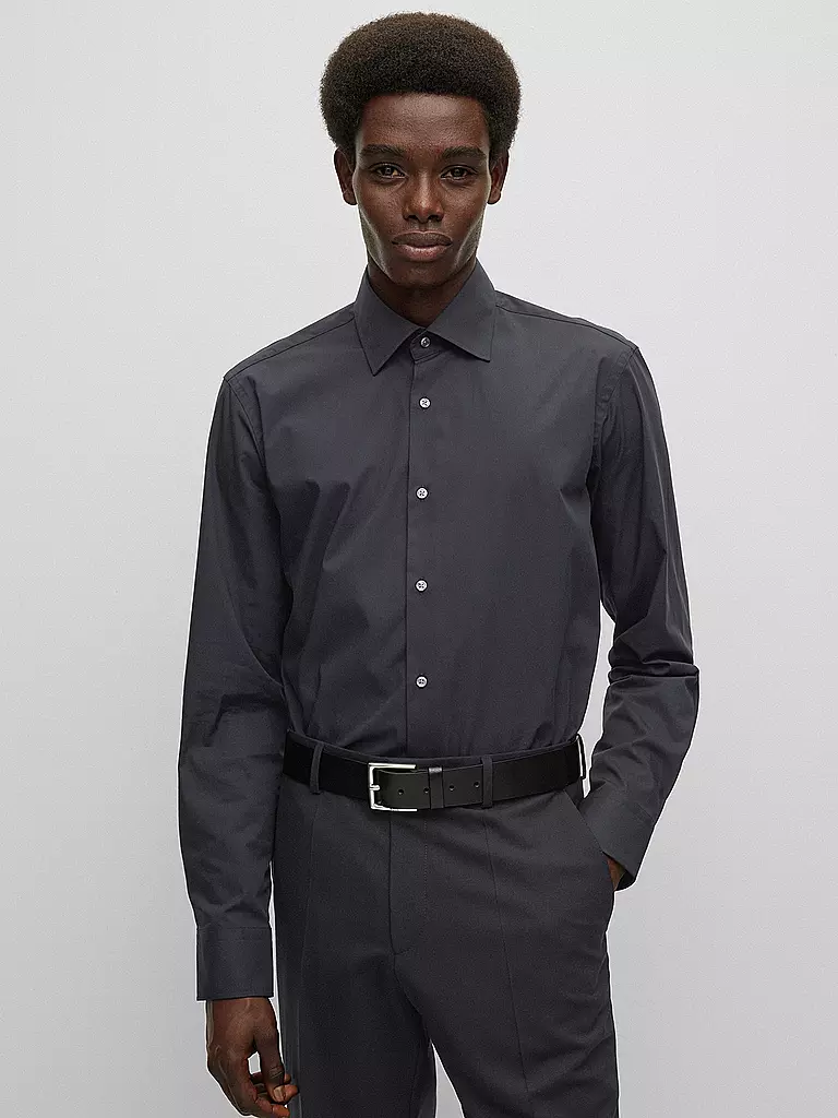 BOSS | Hemd Regular Fit H-JOE  | Nero