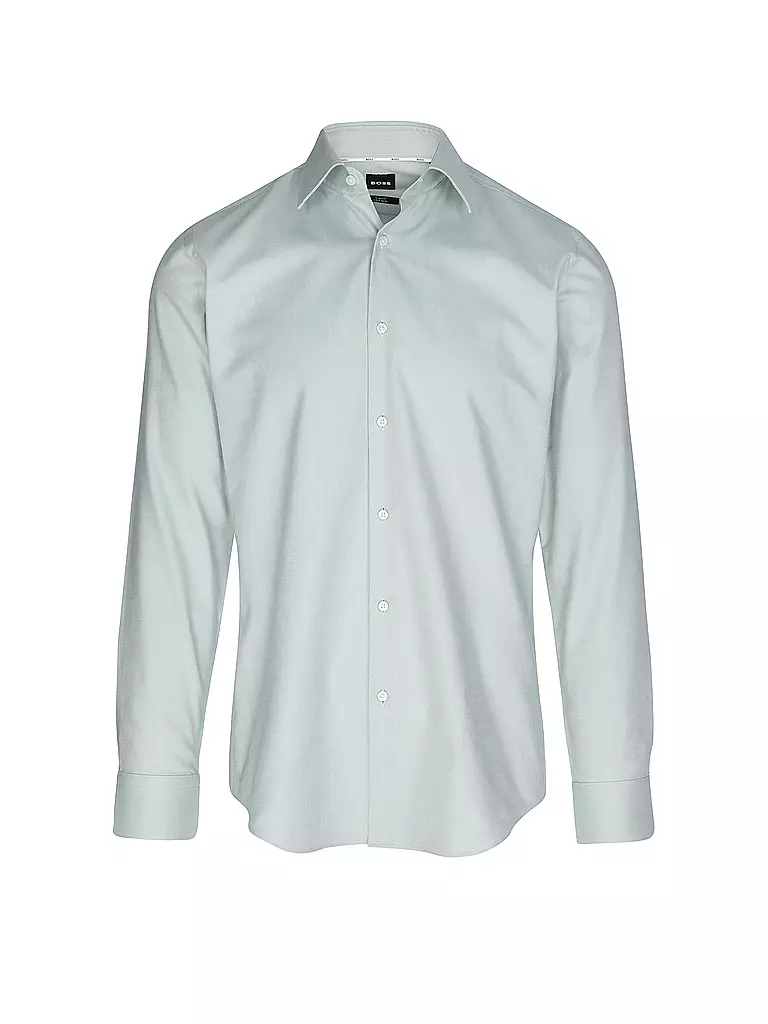 BOSS | Hemd Slim Fit  H-HANK | Verde chiaro