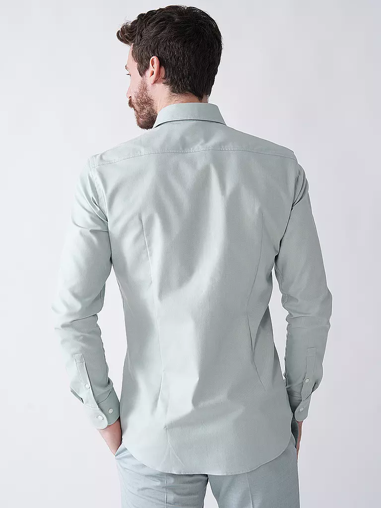 BOSS | Hemd Slim Fit  H-HANK | Verde chiaro