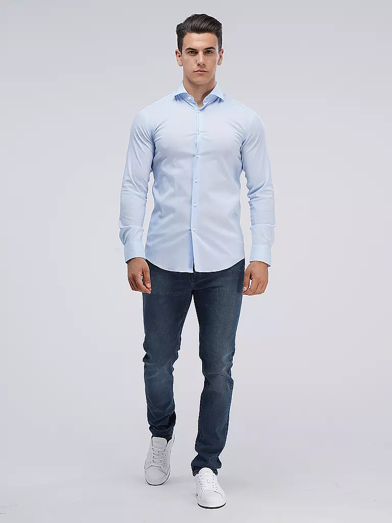 BOSS | Hemd Slim Fit  | Blu chiaro