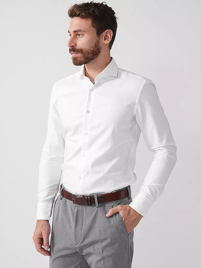 BOSS | Hemd Slim Fit  | Bianco