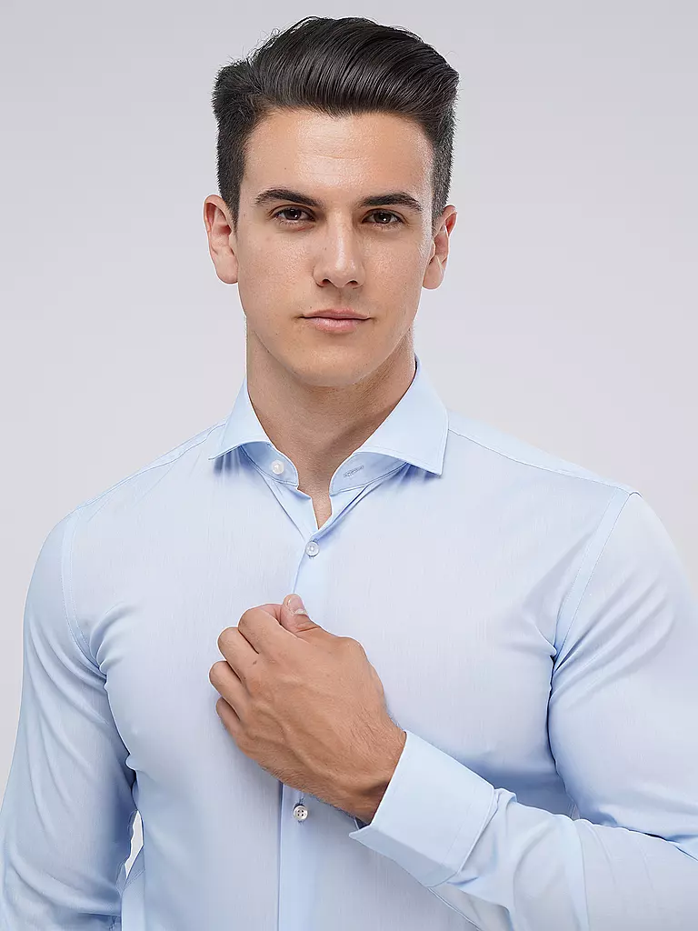 BOSS | Hemd Slim Fit  | Blu chiaro