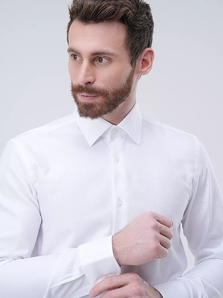 BOSS | Hemd Slim Fit HANK  | Bianco