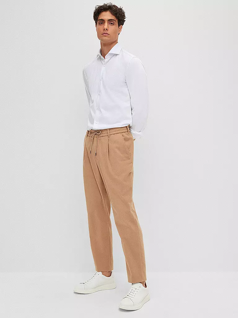 BOSS | Hemd Slim Fit Hank | Bianco