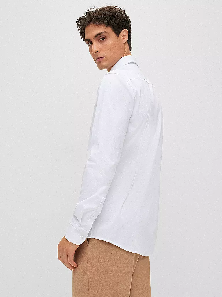 BOSS | Hemd Slim Fit Hank | Bianco