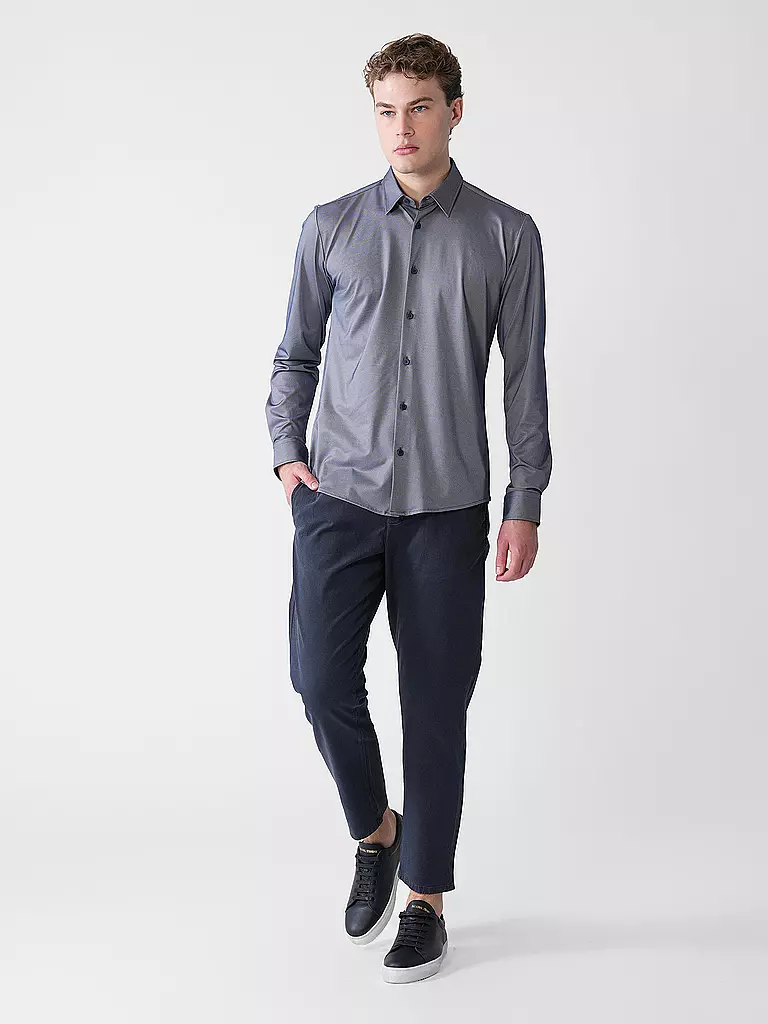 BOSS | Hemd Slim Fit ROAN  | Blu