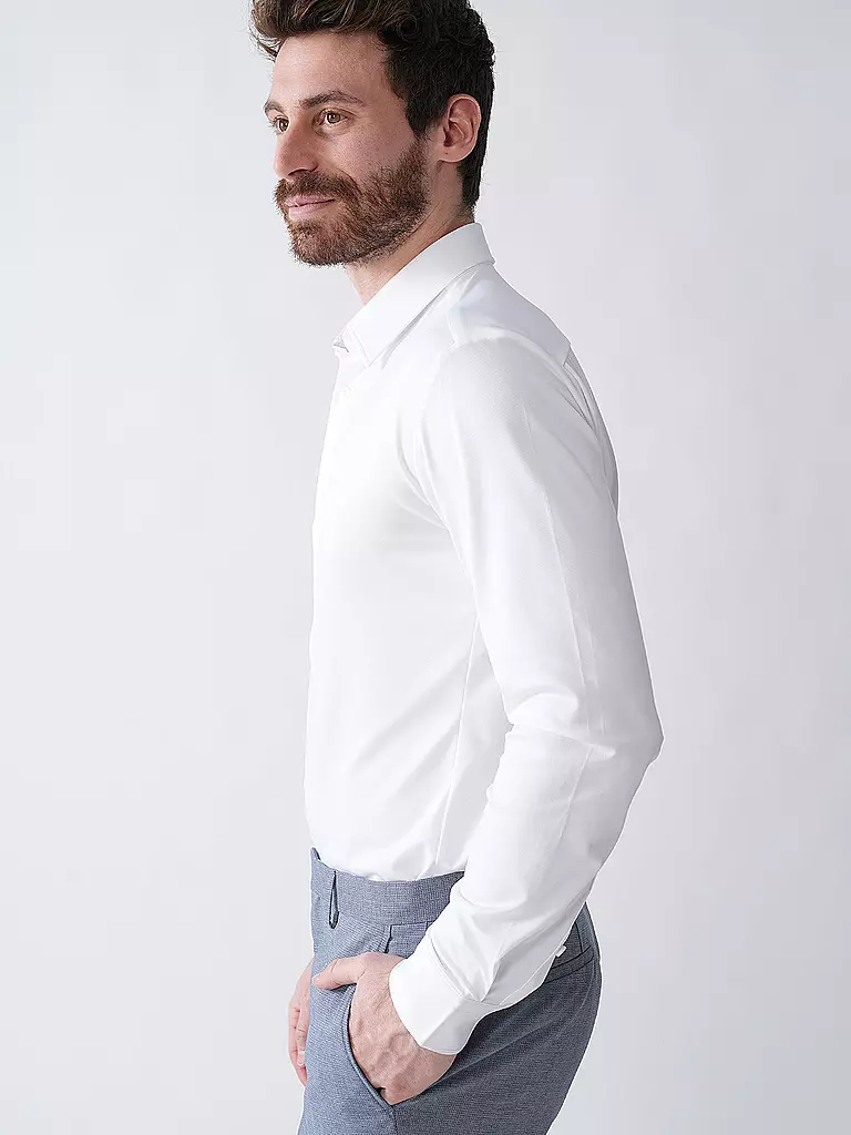 BOSS | Hemd Slim Fit ROAN  | Bianco