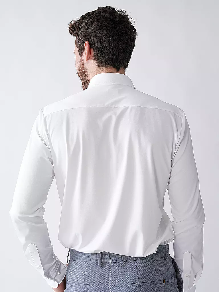 BOSS | Hemd Slim Fit ROAN  | Bianco