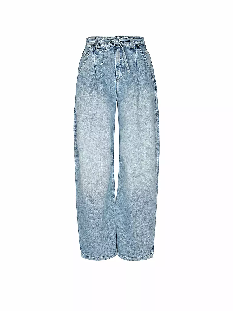 BOSS | Jeans Balloon Fit con pieghe | Blu