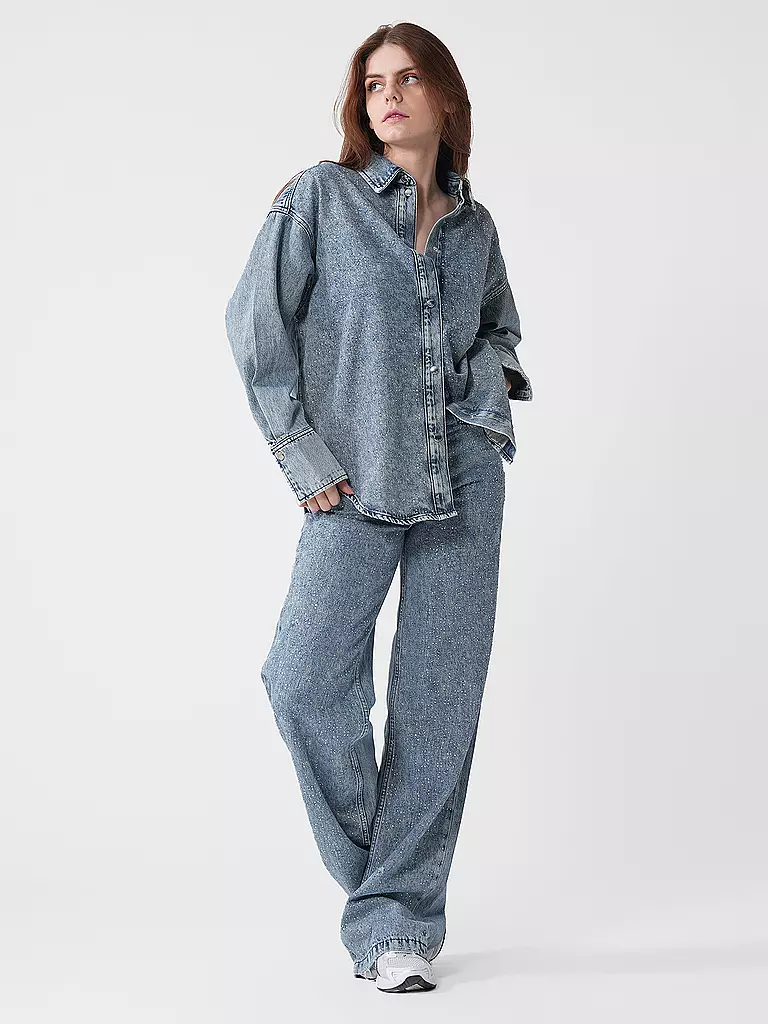BOSS | Jeans Wide Leg Fit MARLENE | Blu
