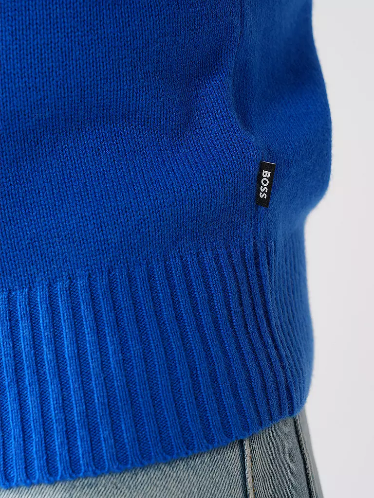 BOSS | Kaschmirpullover | Blu