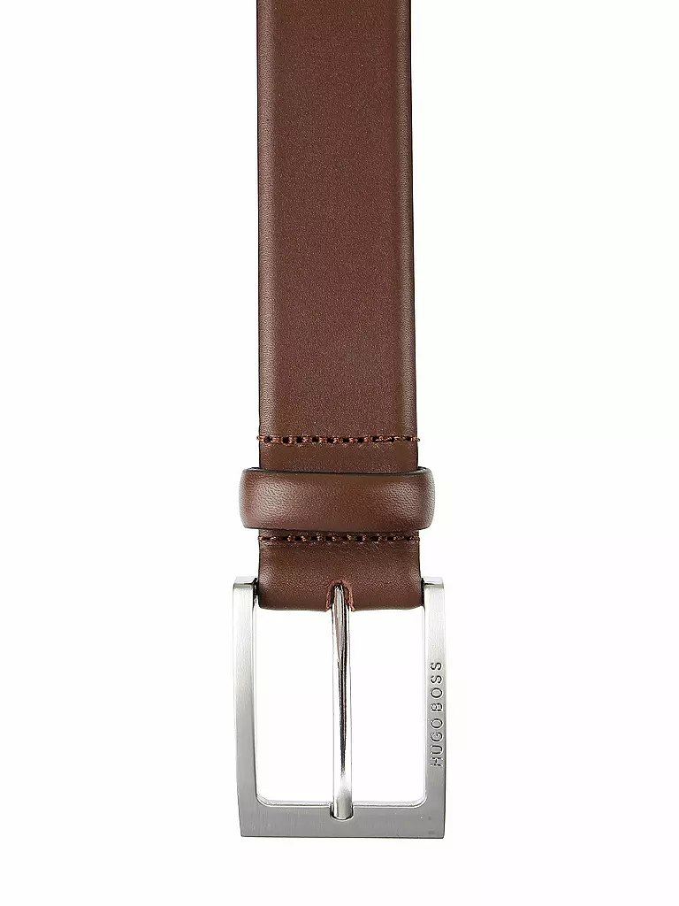 BOSS | Ledergürtel "Barnadine" | Marrone chiaro