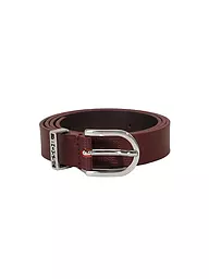 BOSS | Cintura in pelle | Rosso