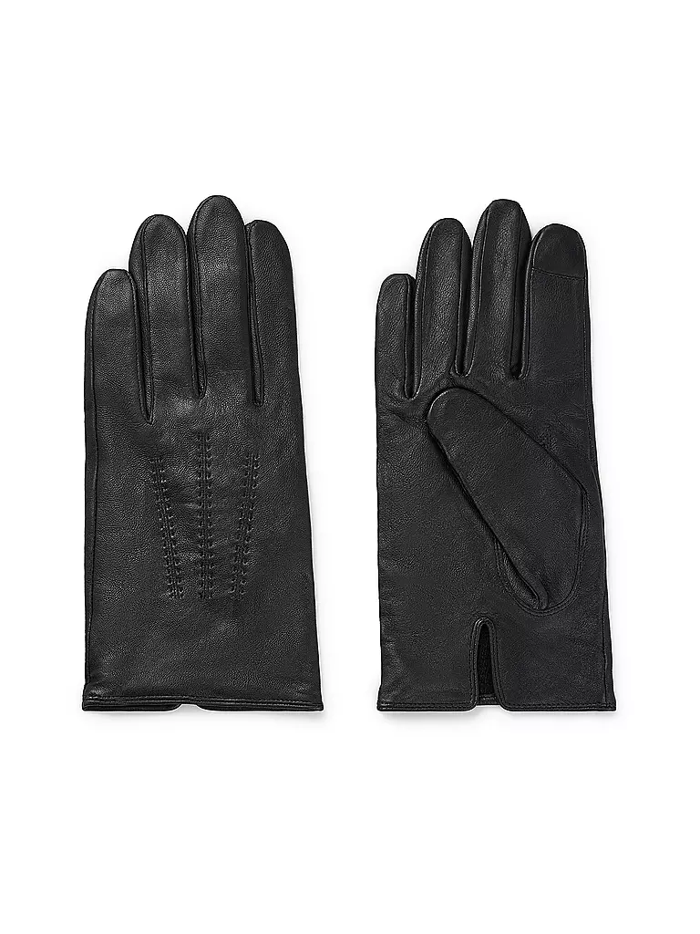 BOSS | Lederhandschuhe | Nero