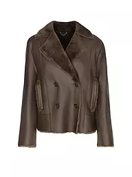 BOSS | Lederjacke | Marrone