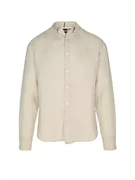 BOSS | Camicia di lino slim fit H-ROAN | Beige