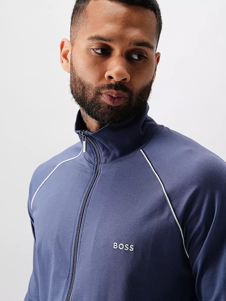 BOSS | Loungewear Jacke  | Blu