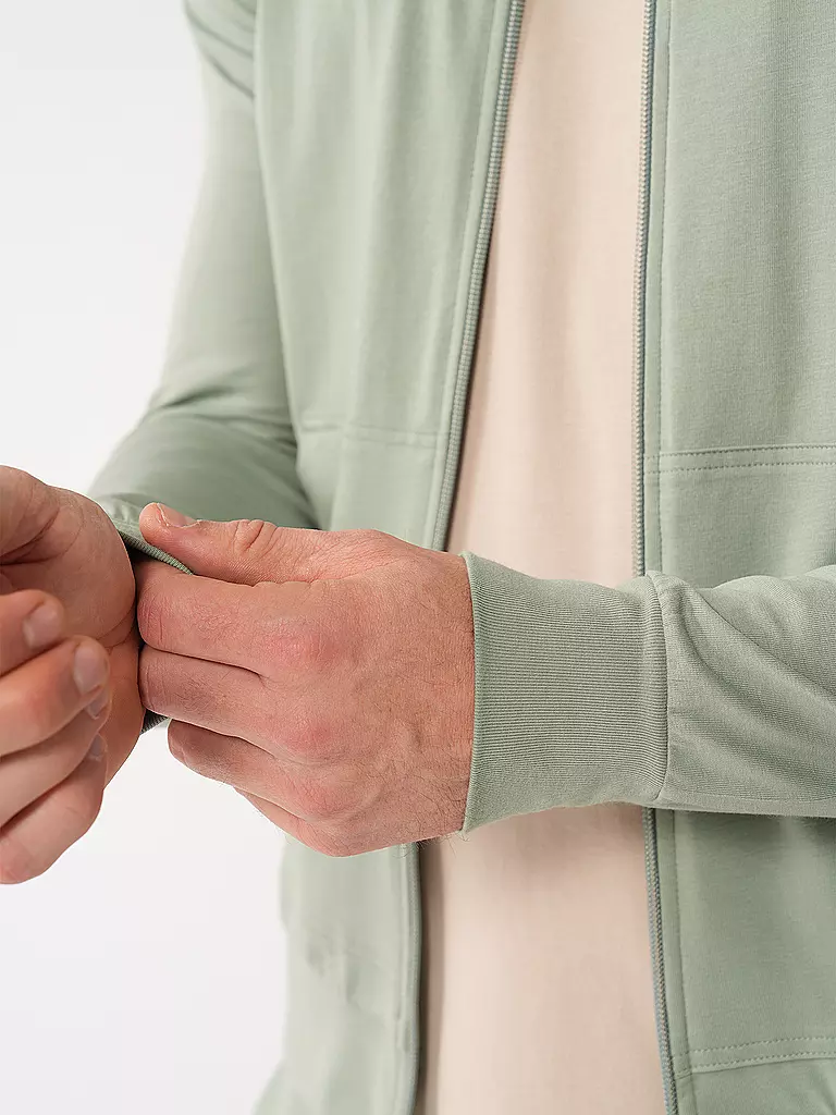 BOSS | Loungewear Jacke | Verde chiaro