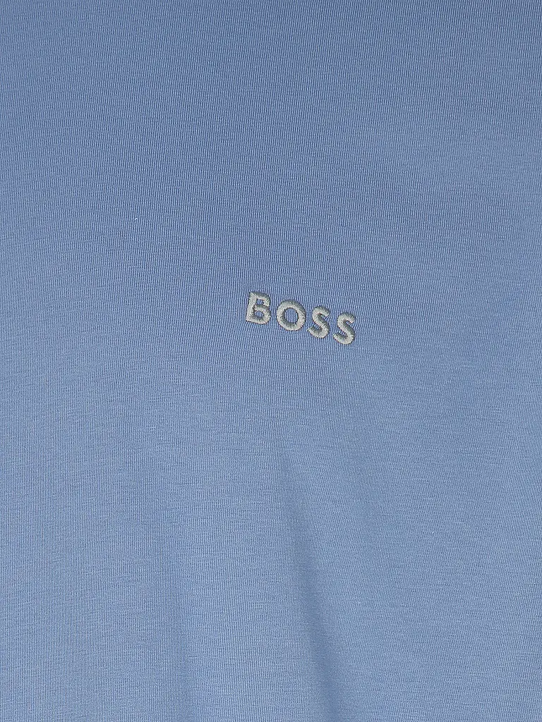 BOSS | Loungewear Shirt
Marke: BOSS
Farbe: blu
Kategorien: Moda, Uomo

Lunghezza manica: Manica corta
Scollo: Girocollo
Materiale: Cotone
Motivo: Tinta unita
Vestibilità (capispalla): Regular
Stile e occasione: Tempo libero
Stile: Smart Business | Blu