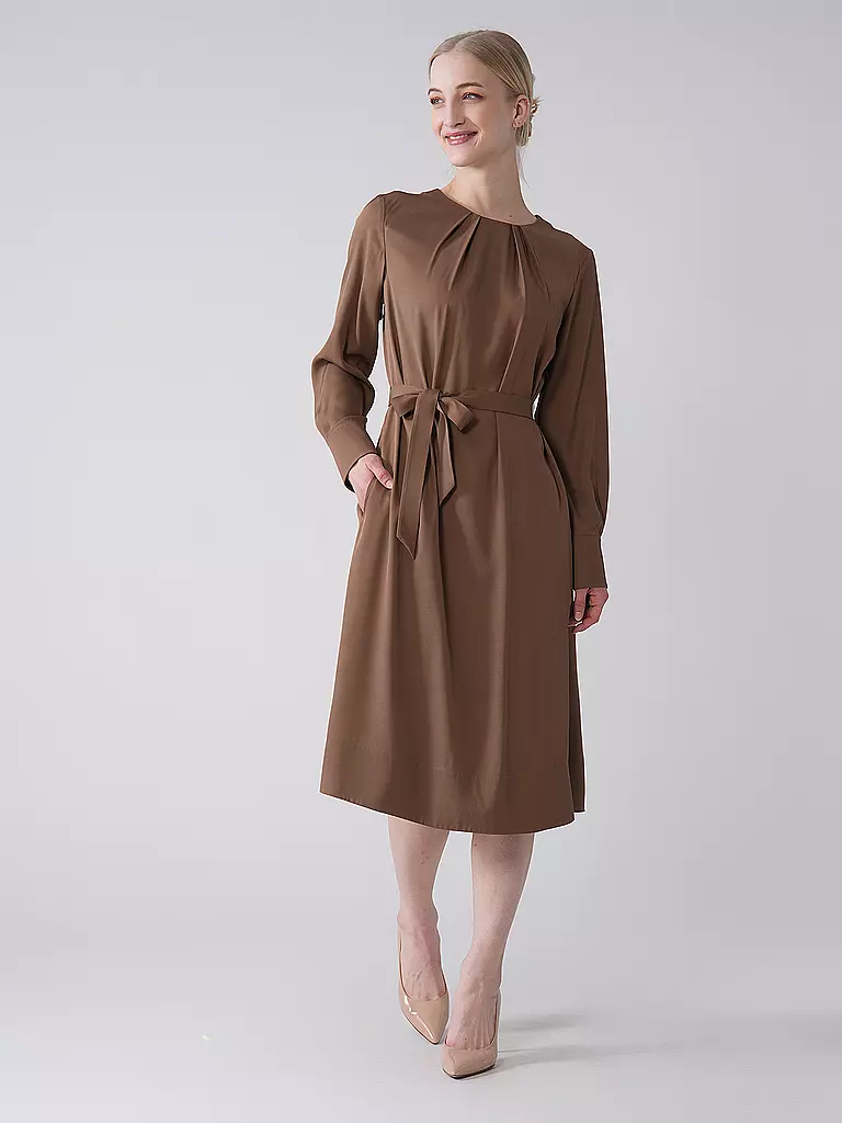 BOSS | Mididress DOCELIA | Marrone
