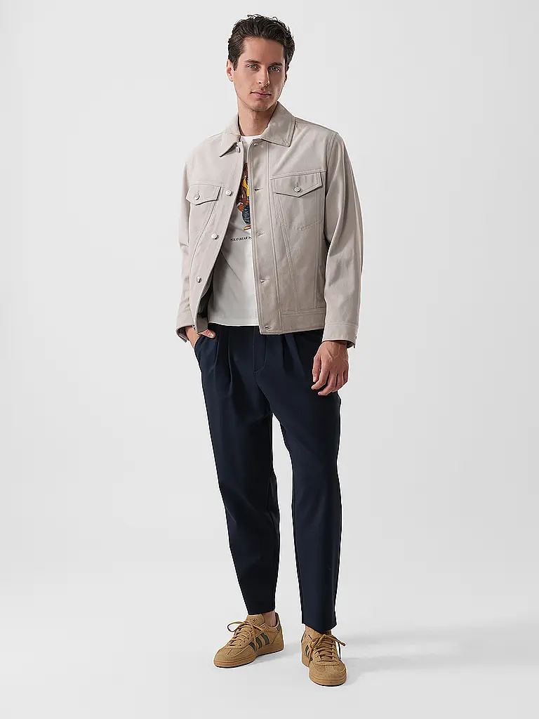 BOSS | Nome prodotto: Giacca in pelle JOHOT | Beige