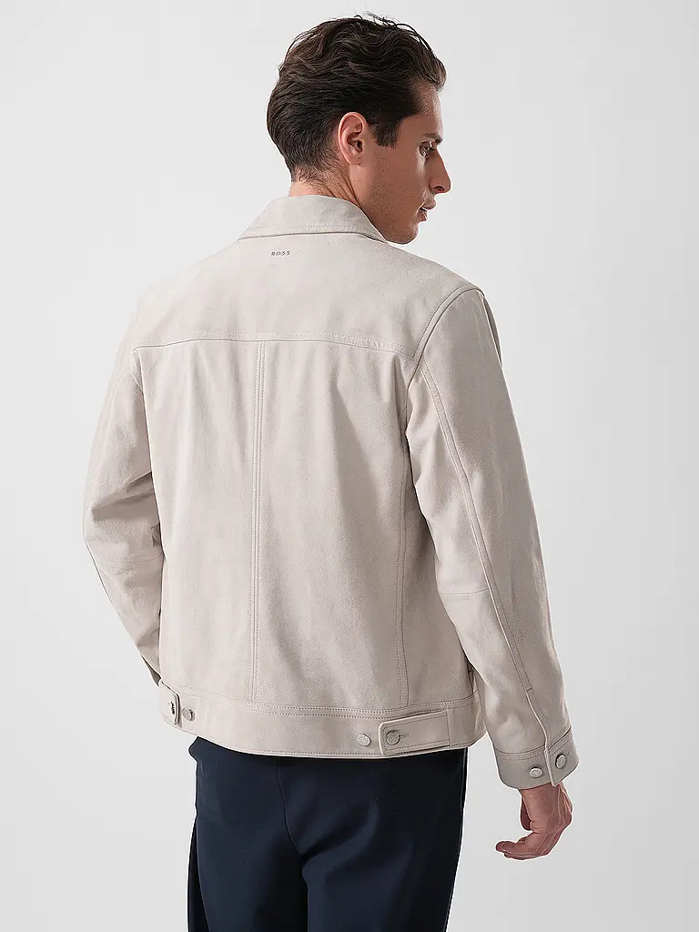 BOSS | Nome prodotto: Giacca in pelle JOHOT | Beige