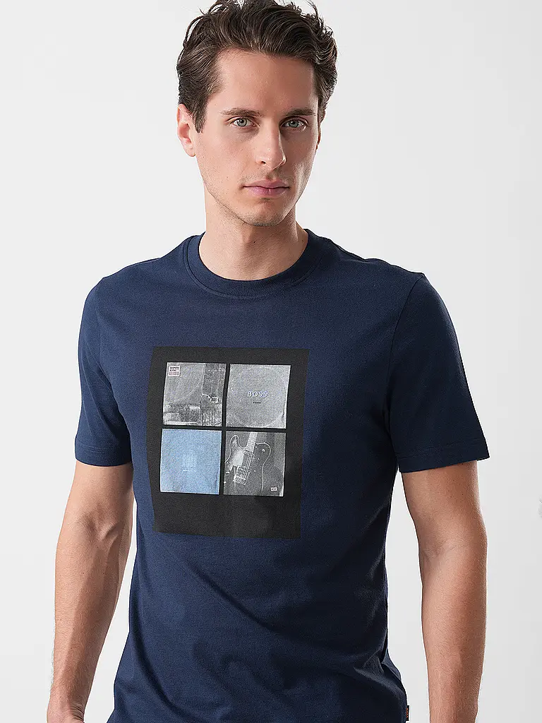 BOSS | Nome prodotto: T-shirt TE_COVER | Blu