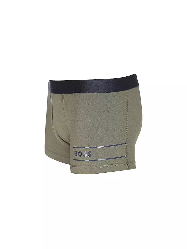 BOSS | Pantaloni aperti verdi | Verde scuro
