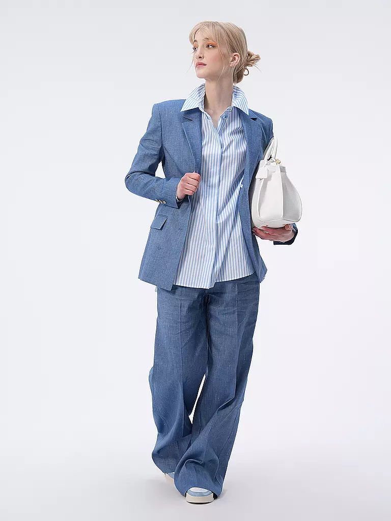 BOSS | Pantaloni business TASENA1 | Blu chiaro
