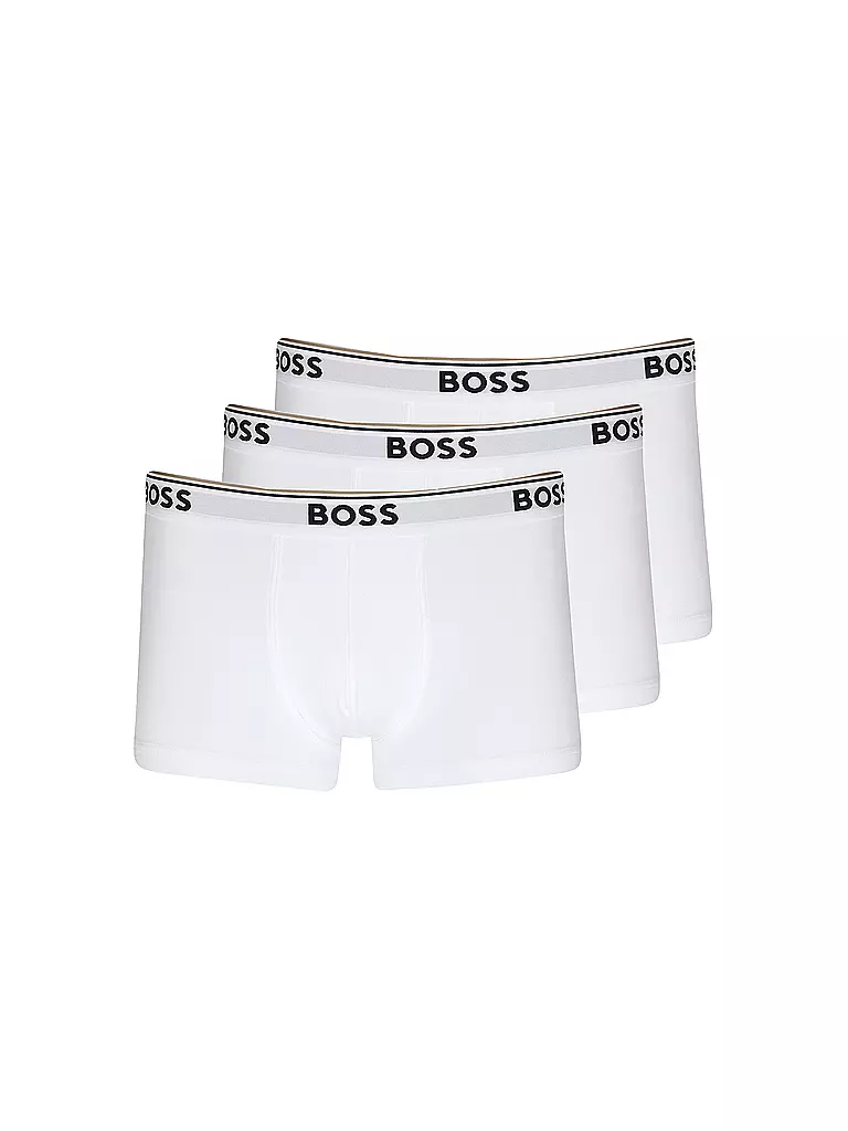 BOSS | Pantaloni confezione da 3 bianco | Bianco