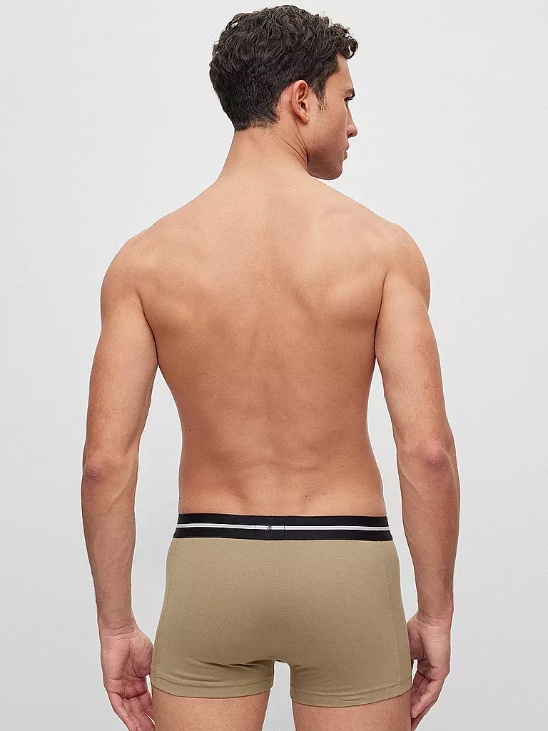 BOSS | Pantaloni confezione da 3 nero oliva fantasia |