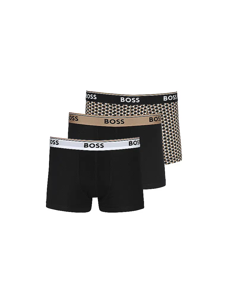 BOSS | Pantaloni confezione da 3 open miscellous | Nero