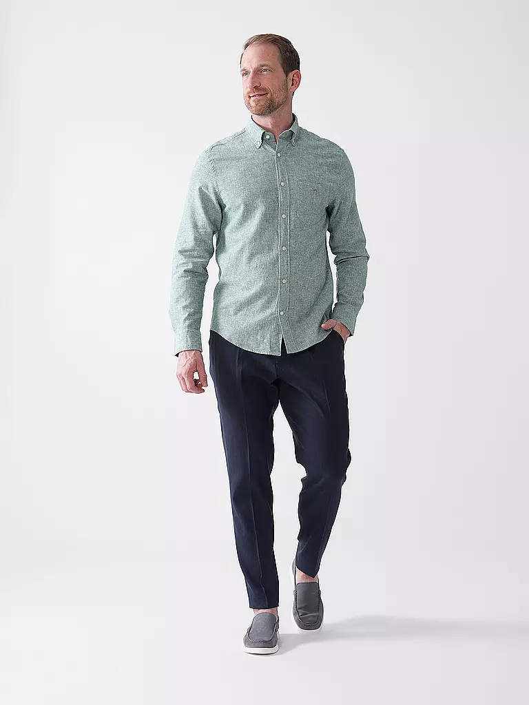 BOSS | Pantaloni da abito P-PERIN | Blu scuro