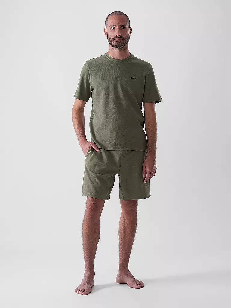 BOSS | Pantaloni da pigiama - Shorts | Oliva