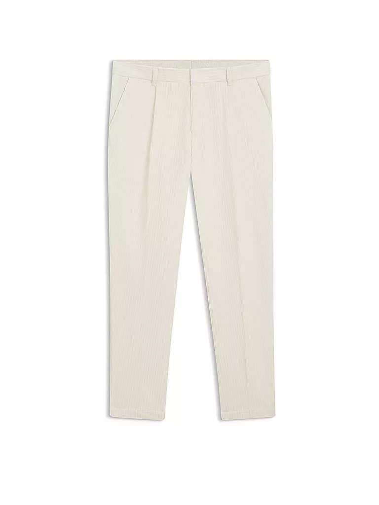 BOSS | Pantaloni in velluto a coste | Crema