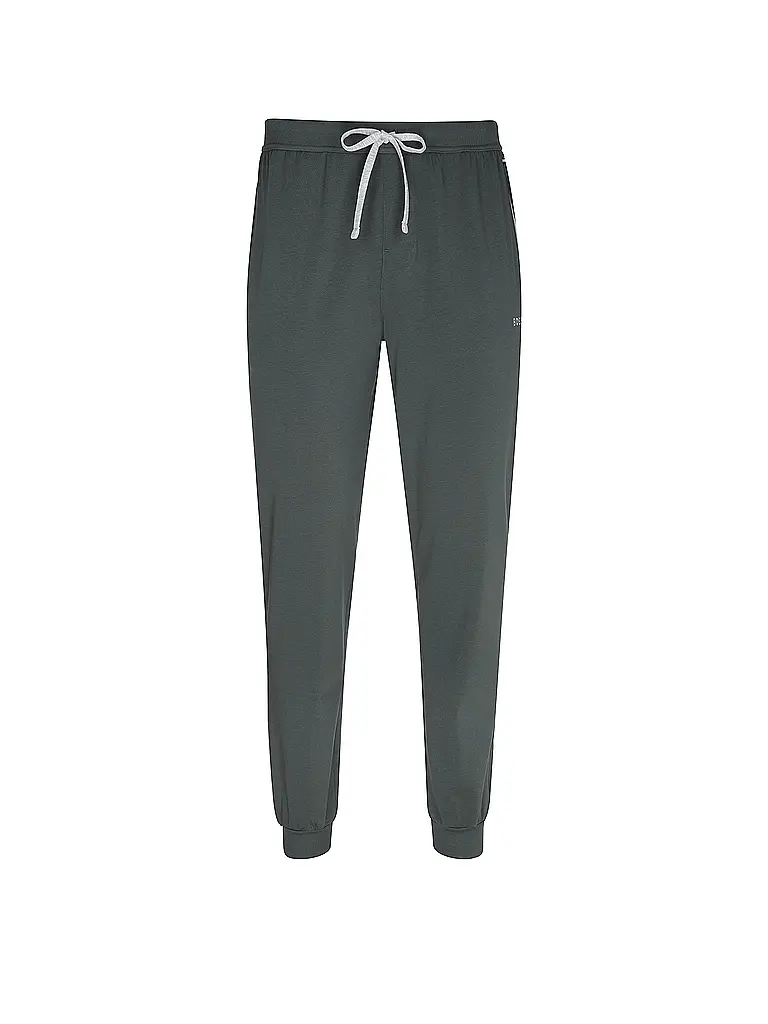 BOSS | Pantaloni loungewear | Verde scuro