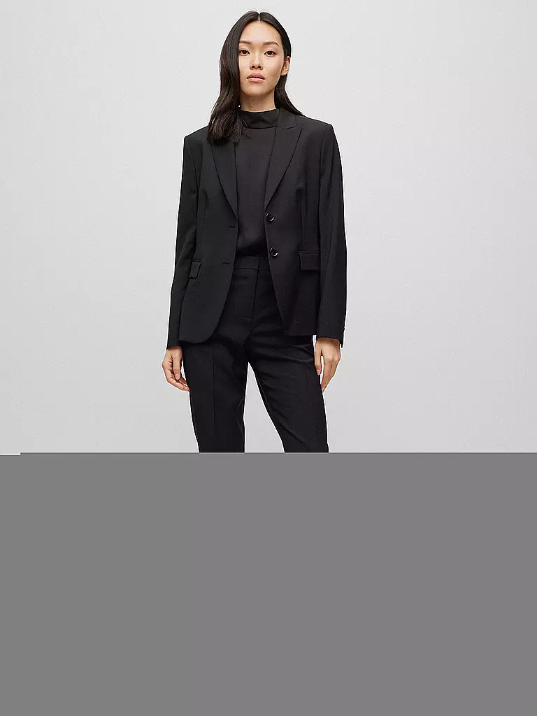 BOSS | Pantaloni Regular Fit TAMEAH | Nero