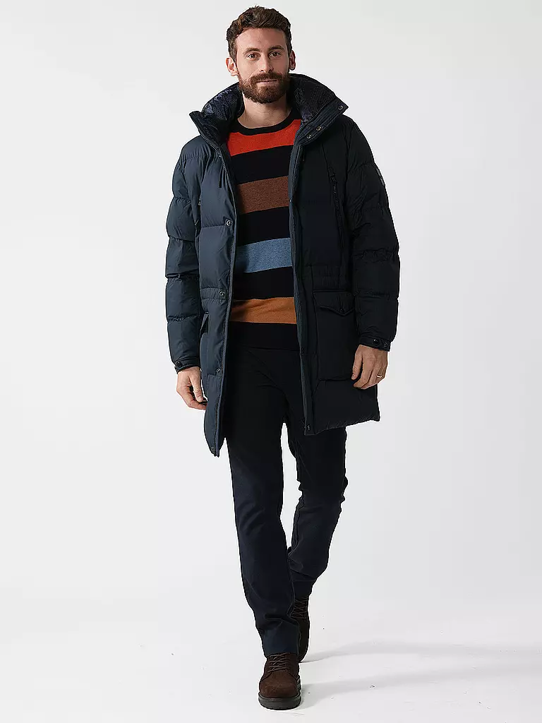 BOSS | Parka H-CONDOLO2 | Blu scuro