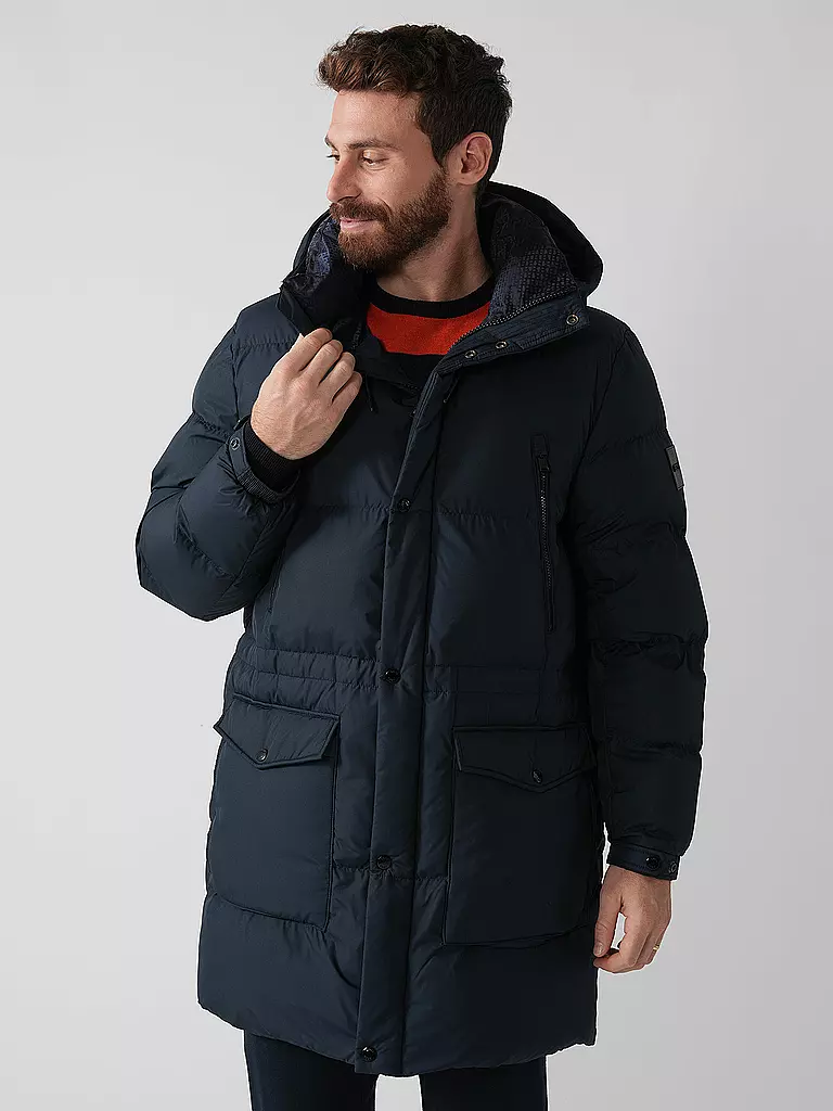BOSS | Parka H-CONDOLO2 | Blu scuro