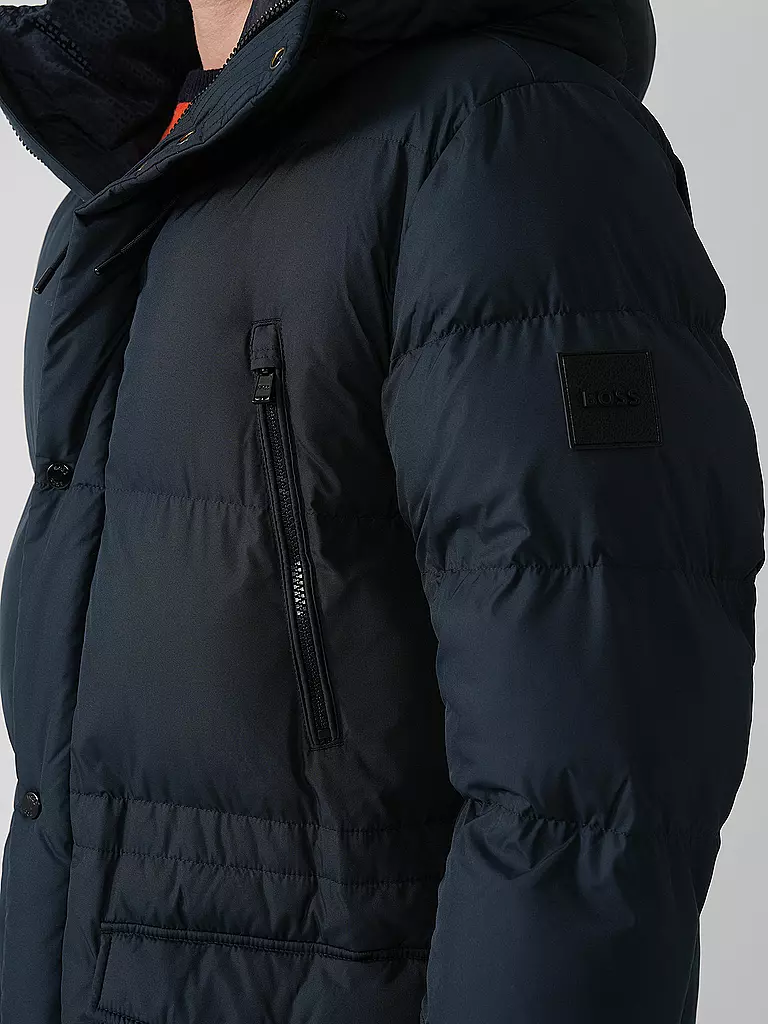 BOSS | Parka H-CONDOLO2 | Blu scuro