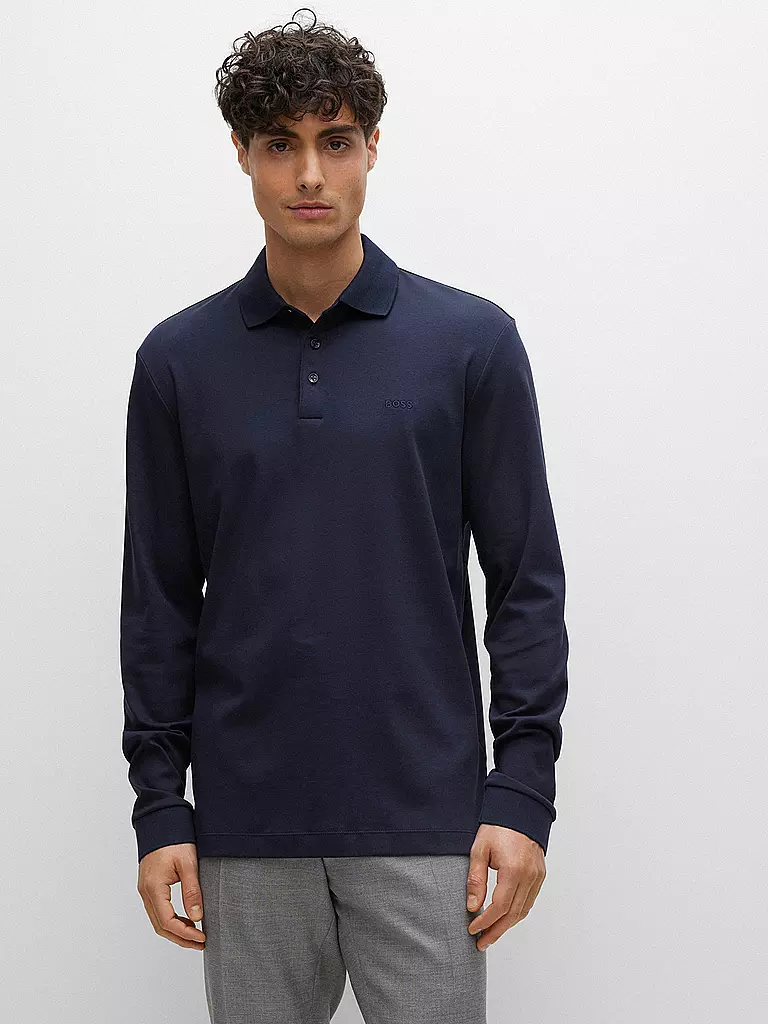 BOSS | Polo Regular Fit PADO 11 | Blu scuro