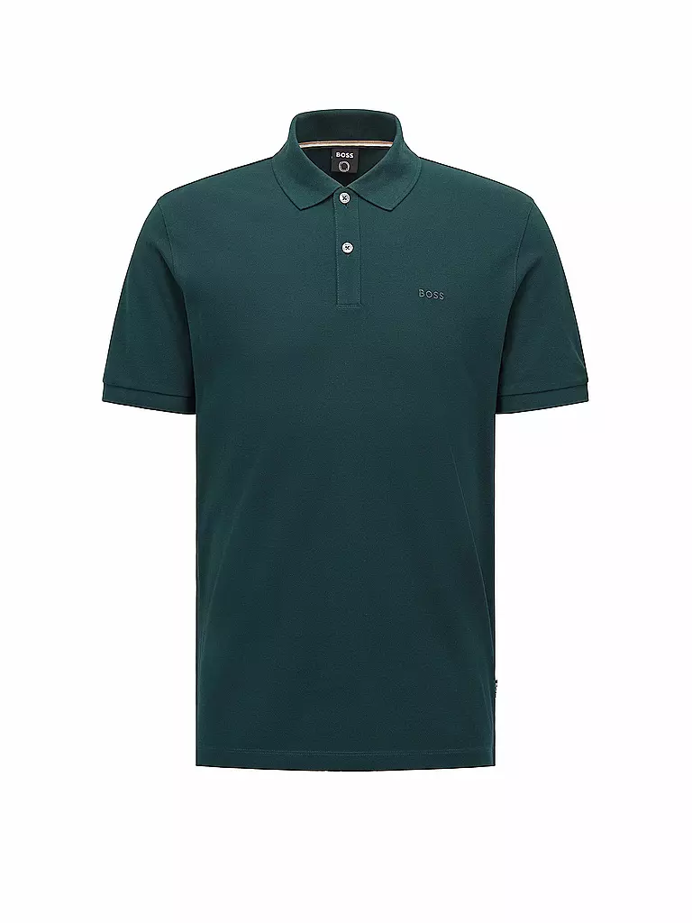 BOSS | Polo regular fit PALLAS | Verde scuro