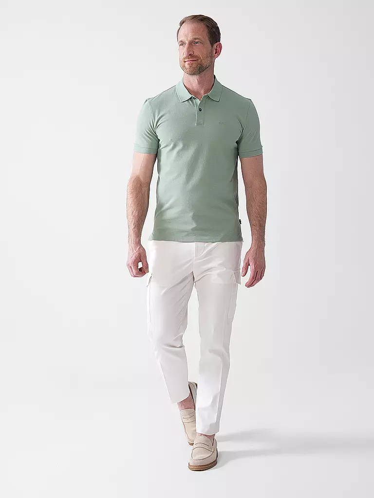 BOSS | Polo Regular Fit PALLAS | Verde chiaro