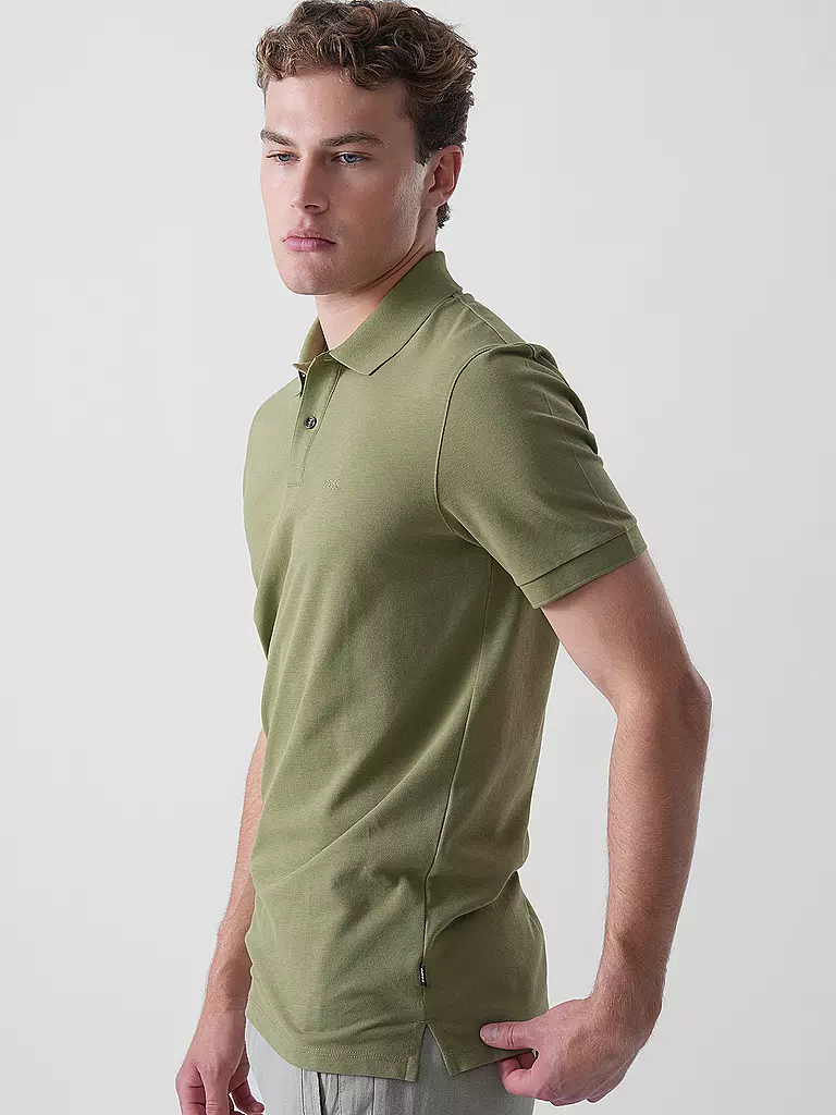 BOSS | Polo Regular Fit PALLAS | Verde chiaro