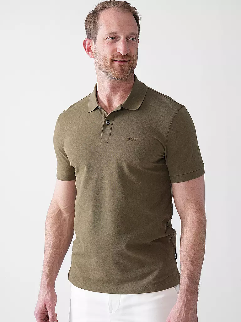 BOSS | Polo Regular Fit PALLAS | Oliva