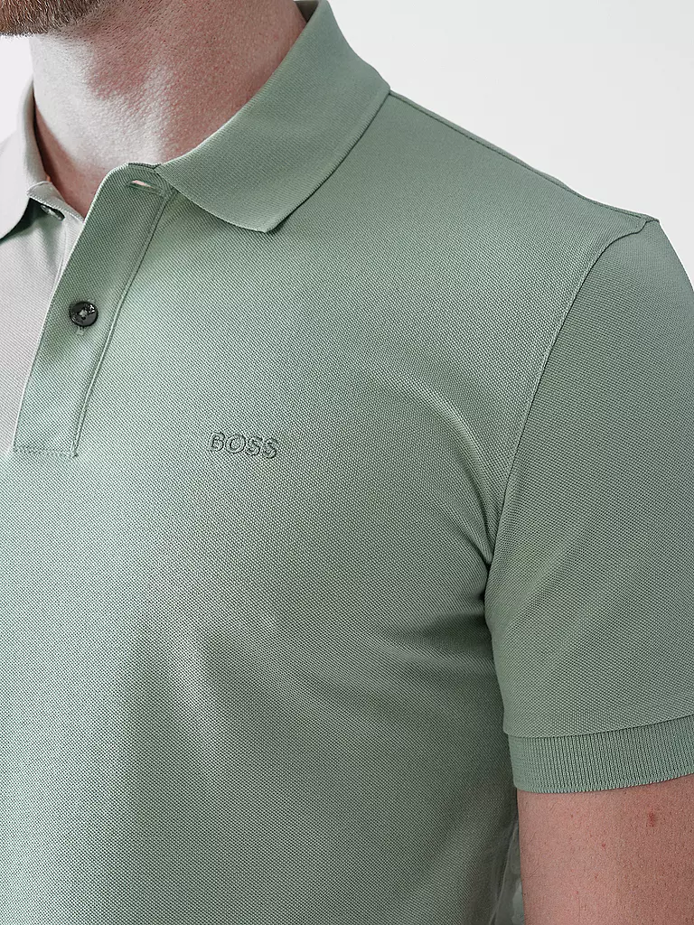BOSS | Polo Regular Fit PALLAS | Verde chiaro