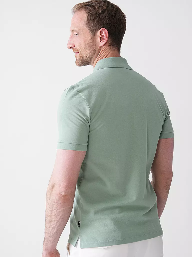 BOSS | Polo Regular Fit PALLAS | Verde chiaro